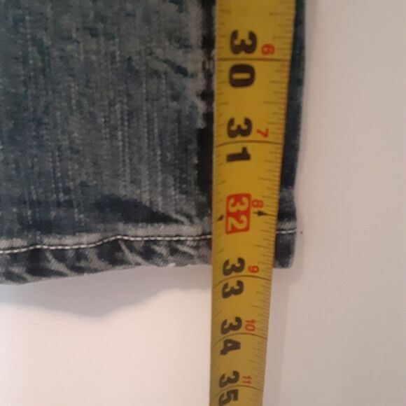 WRANGLER Q Baby Women's Jeans Size 5/6x33 Distressed Elastic Waistband Mid Rise - Picture 11 of 11
